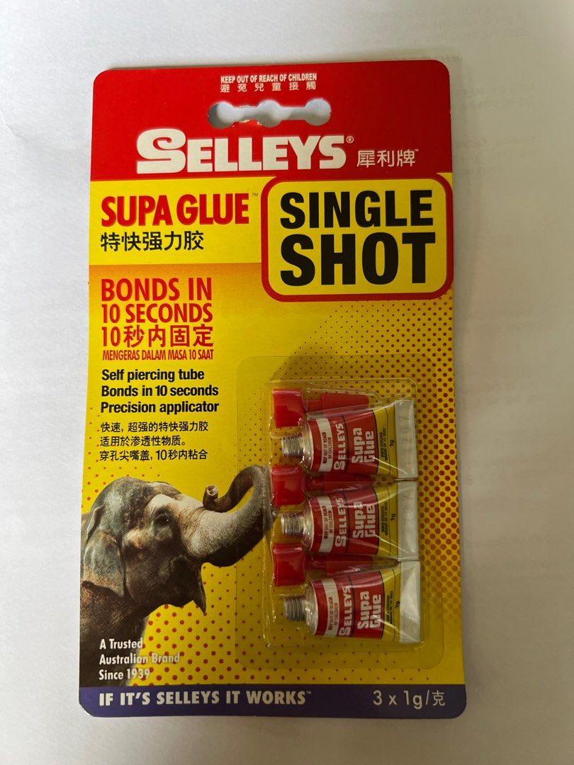 Selleys Super glue, Hobbies & Toys, Stationery & Craft, Craft Supplies & Tools on Carousell