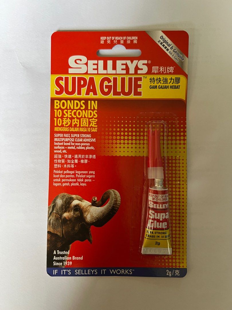 Selleys Super glue, Hobbies & Toys, Stationery & Craft, Craft Supplies & Tools on Carousell