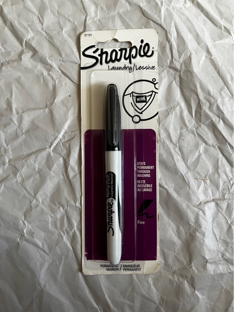 Sharpie Laundry Marker, 興趣及遊戲, 手作＆自家設計, 工藝用品及工具 Carousell