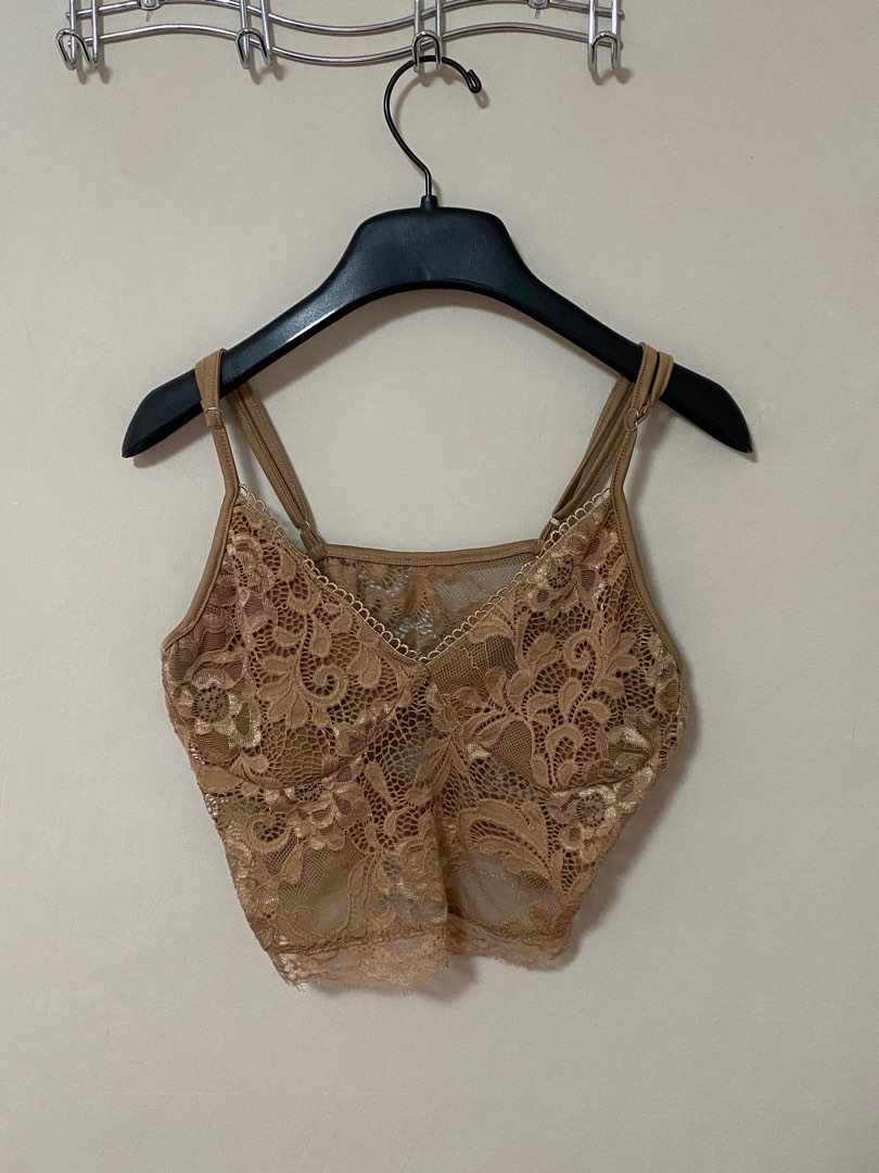 Shein Corset Brown Top on Carousell