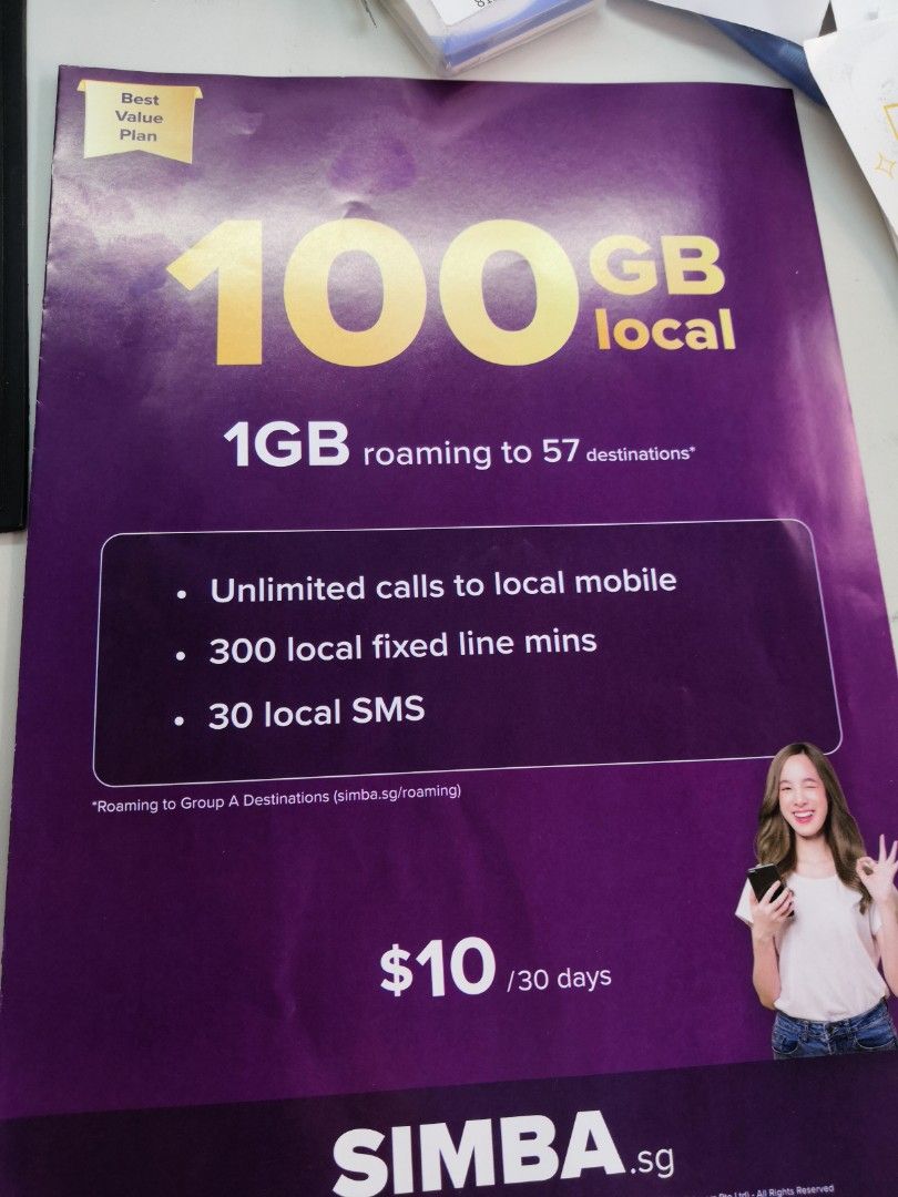 Simba Simcard, Mobile Phones & Gadgets, Mobile & Gadget Accessories