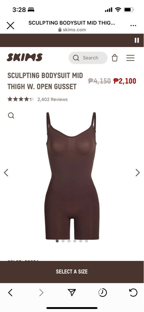 Skims seamless sculpt bodysuit, Women's Fashion, Undergarments