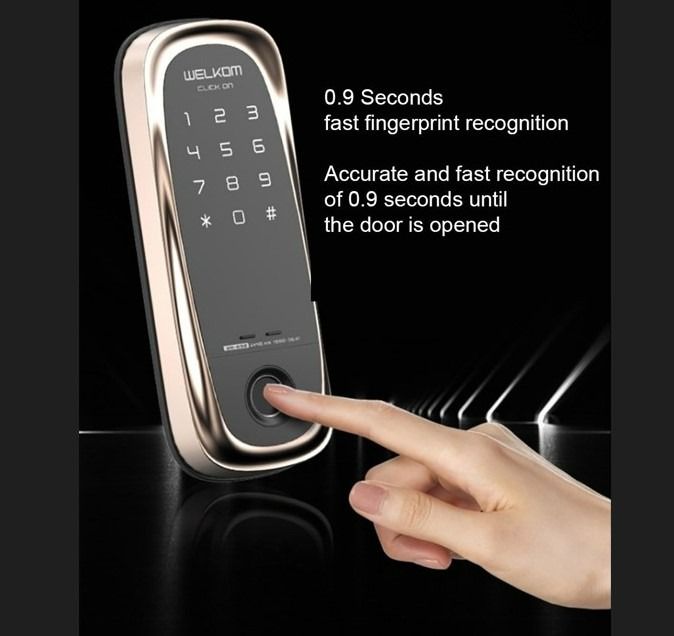 Specifications of SOLITY WELKOM WR65B Smart Door Lock Number and