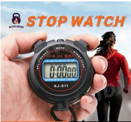 Sport Stop Watch Timer Digital Waterproof Running Stopwatch Shockproof Time and Alarm Function PT0077