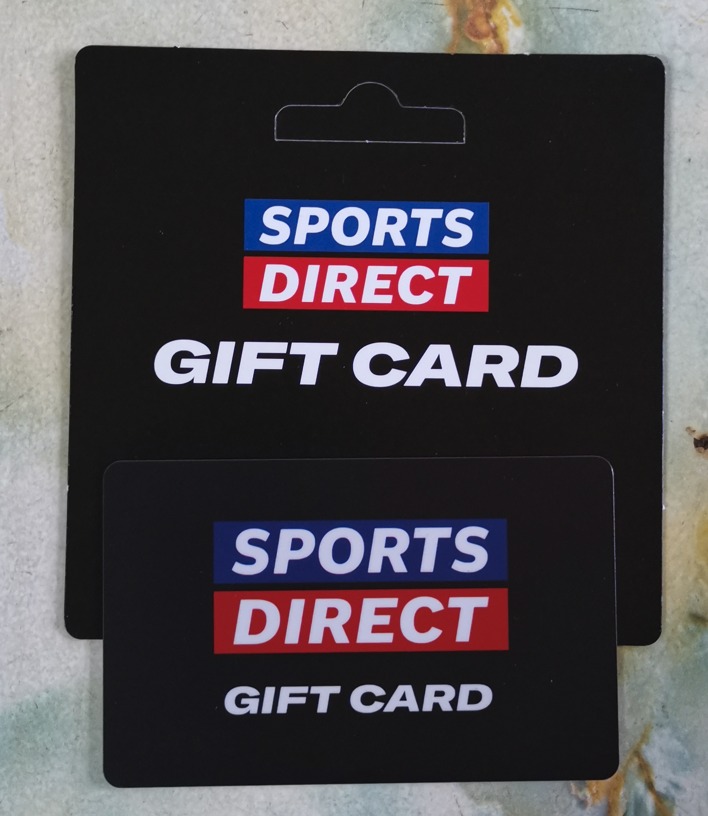 Sports direct gift sale card
