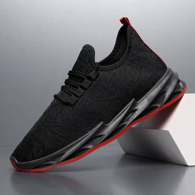 Red sports shoes mens hot sale
