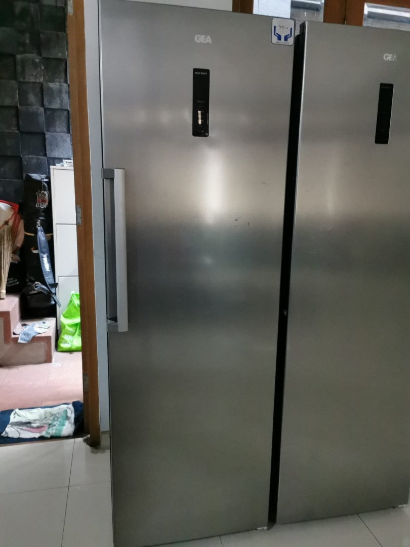 Stainless Steel Upright Freezer GEA GF 307 / GF307 307 Liter, Kitchen & Appliances di Carousell