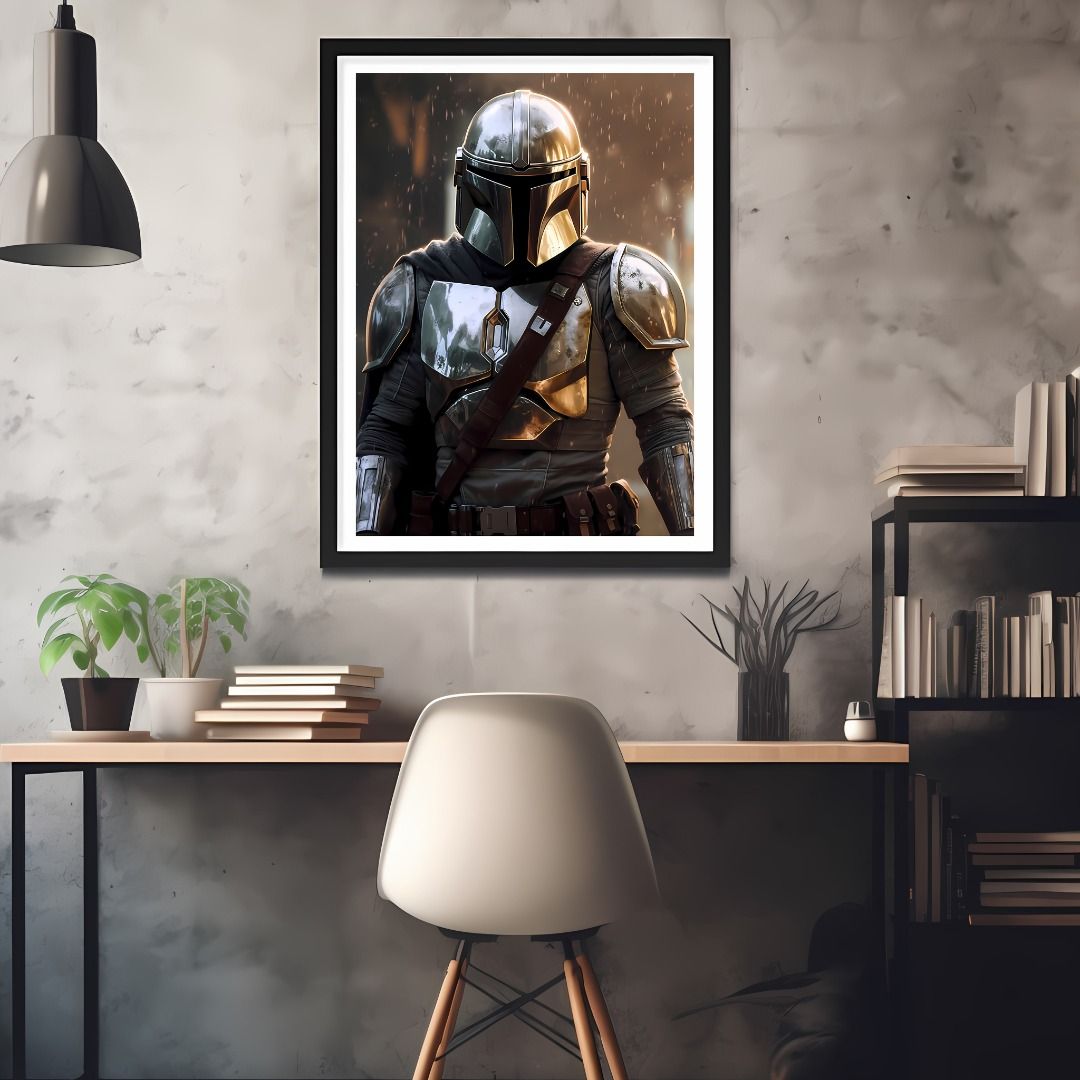 Star Wars The Mandalorian poster artwork wall art print - The ...