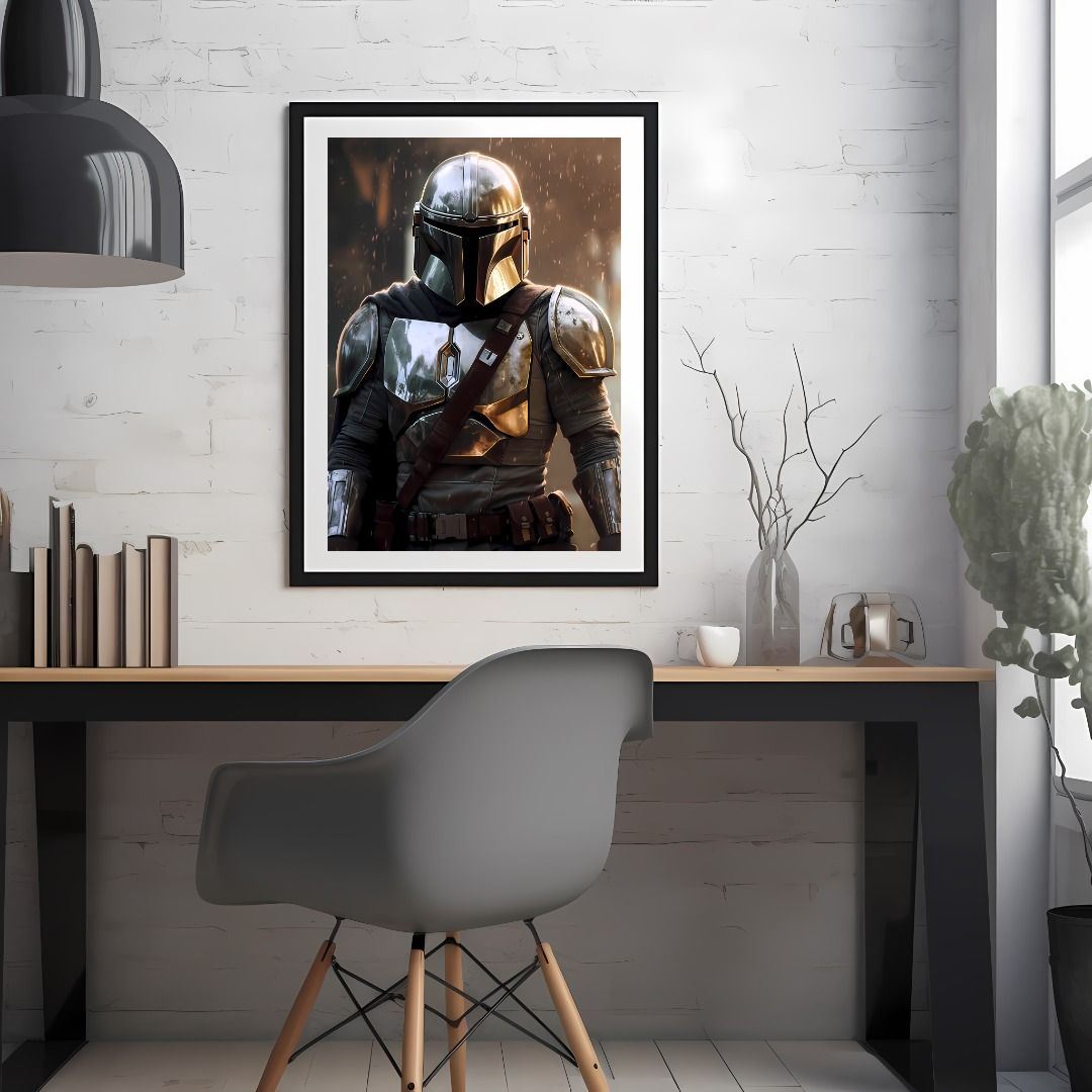 Star Wars The Mandalorian poster artwork wall art print - The ...