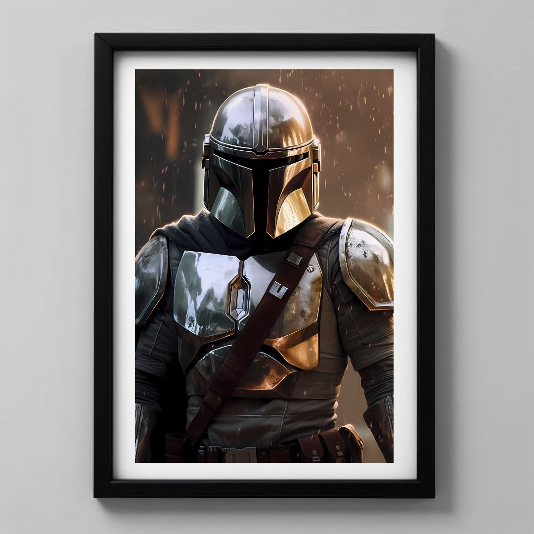 Star Wars The Mandalorian poster artwork wall art print - The ...