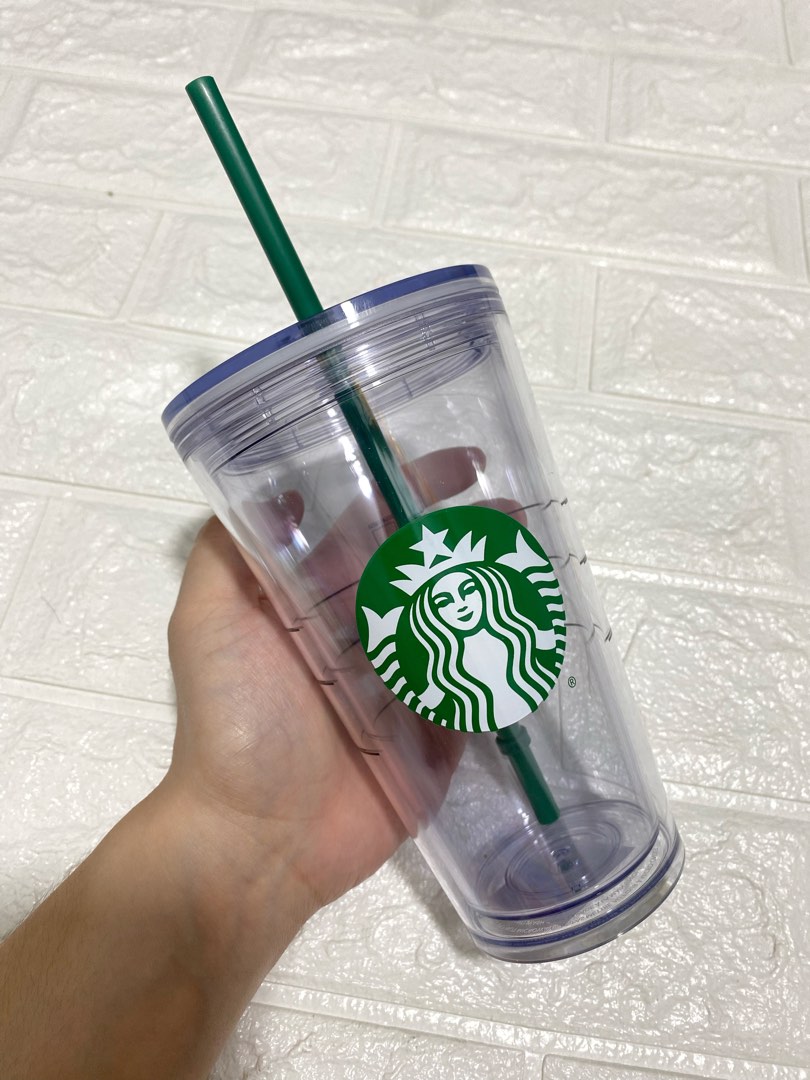 Starbucks Tumbler with Reusable Straw on Carousell