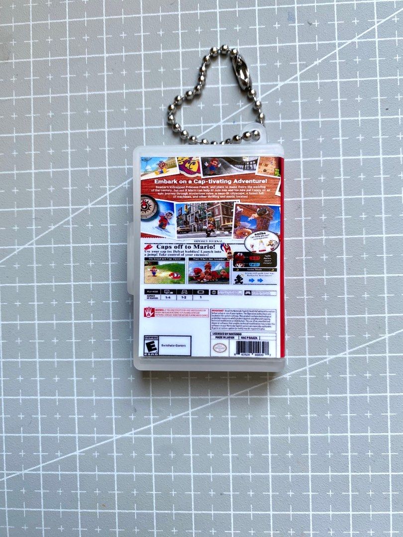 Super Mario Odyssey Nintendo Switch Mini Case / Keychain (Category: Nintendo) located in Quezon City. Submitted by retroatticshop (Listing ID 1234333067, Image 2). Description: - Mini Cartridge Case + SD Card Case / Keychain - NO GAME CARTRIDGE INCLUDED - Brand new and in a really good condition - Message me if you have other requested mini nintendo switch game cover SF is shouldered by the buyer MOP: Gcash / Paymaya MOD: Lalamove / Gogo Express 