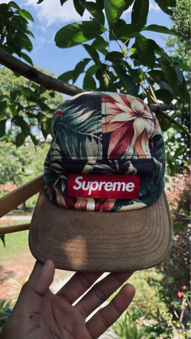 www.dimensions-salon.ae - Supreme Vintage Botanical Camp Cap ЮΧ