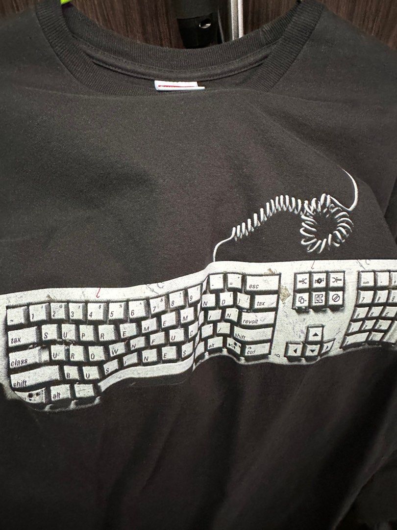 Supreme Keyboard MYOFB Tee Men s Fashion Tops Sets Tshirts Polo Shirts on Carousell