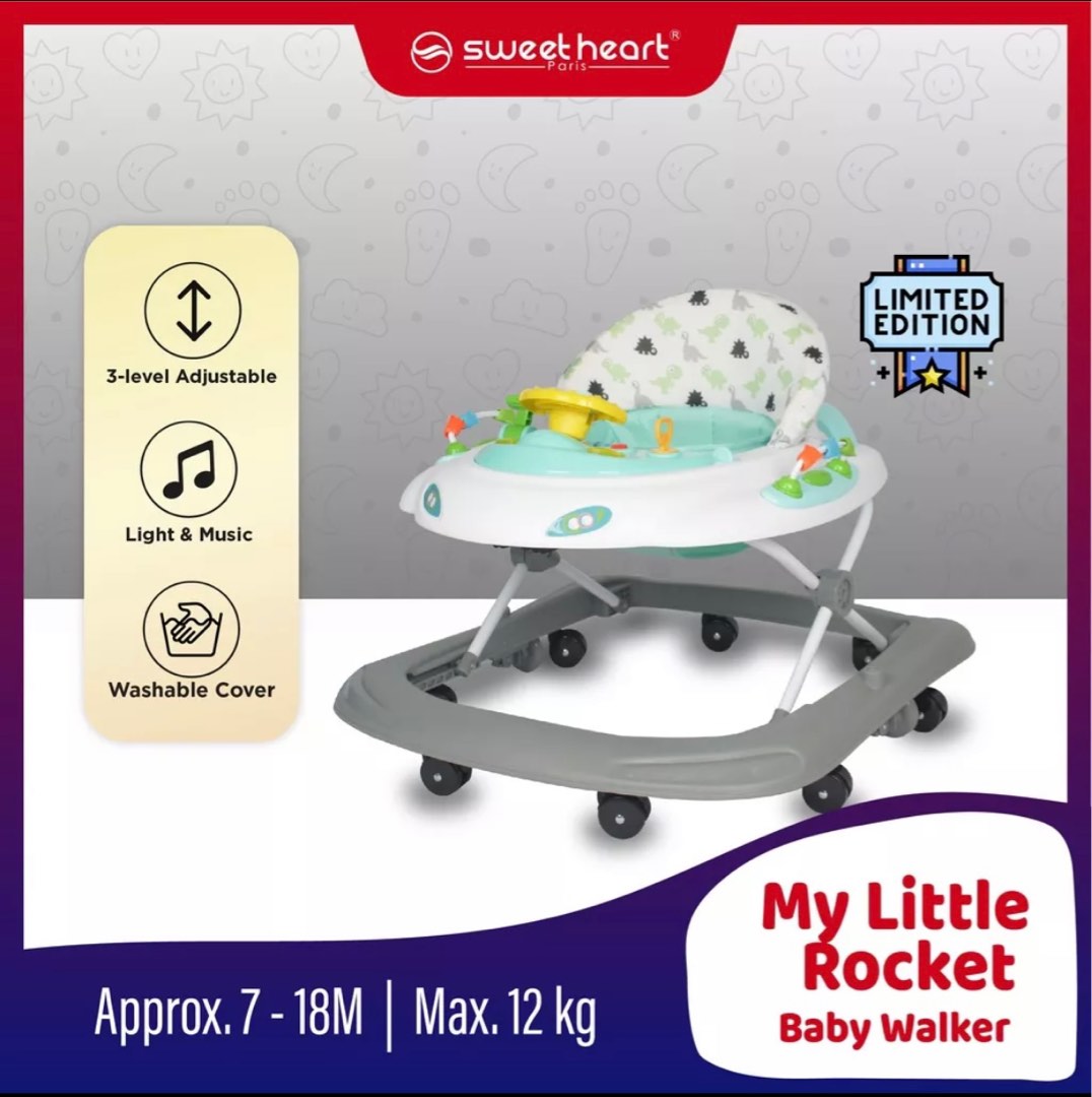 Sweet heart paris baby walker shop