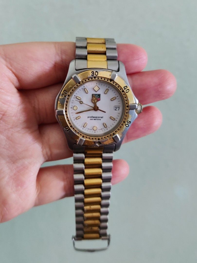 Tag Heuer Professional 200m Vintage Watch Men Luxury Watches on Carousell