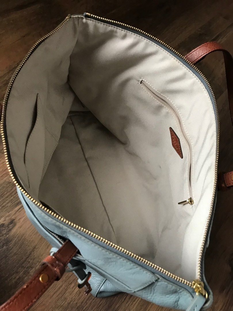 Fossil rachel on sale tote chambray