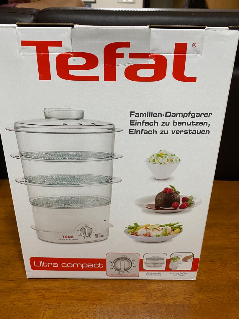 Tefal ultra compact food steamer, TV & Home Appliances, Kitchen
