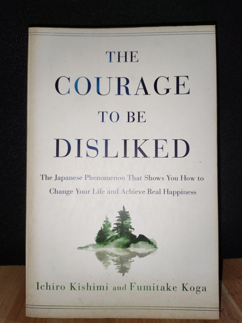 The Courage to be Disliked (Category: Storybooks) located in Mangaldan. Submitted by joansf98 (Listing ID 1234337932, Image 1). Description: The Courage to be Disliked I bought this at Fully Booked for 799 pesos. I'm selling this for only 650 pesos. RFS: I have no time to read this book. I just stocked it on my cabinet..