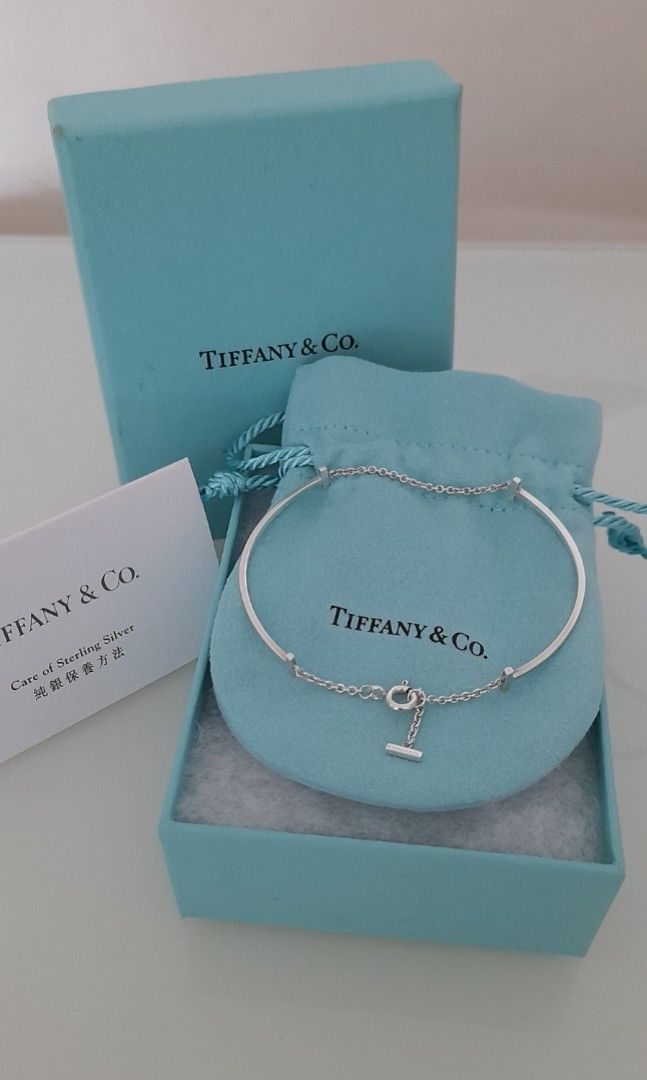 Tiffany t double smile bracelet deals