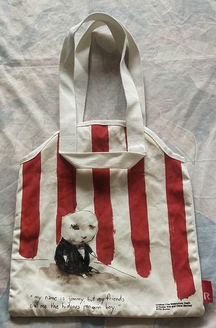 Tim burton 2025 tote bag