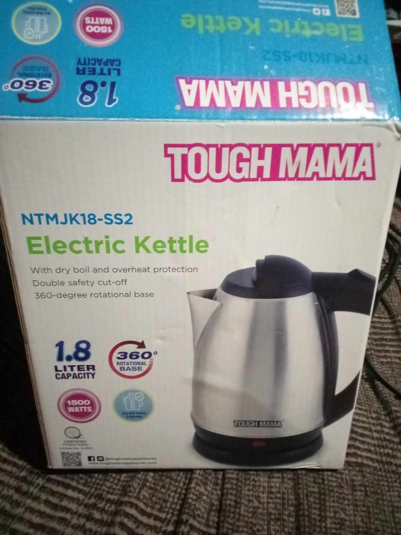 Tough Mama Electric Kettle, TV & Home Appliances, Kitchen Appliances