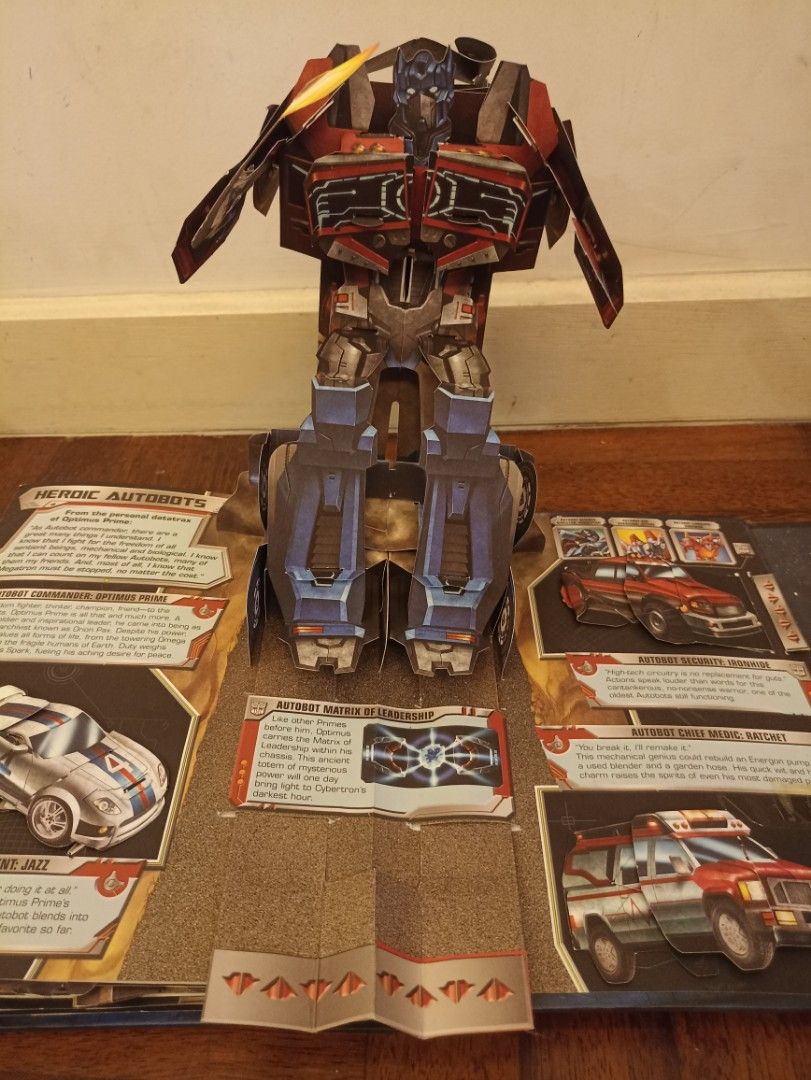 Transformers Ultimate Popup Universe Book Matthew Reinhart Optimus