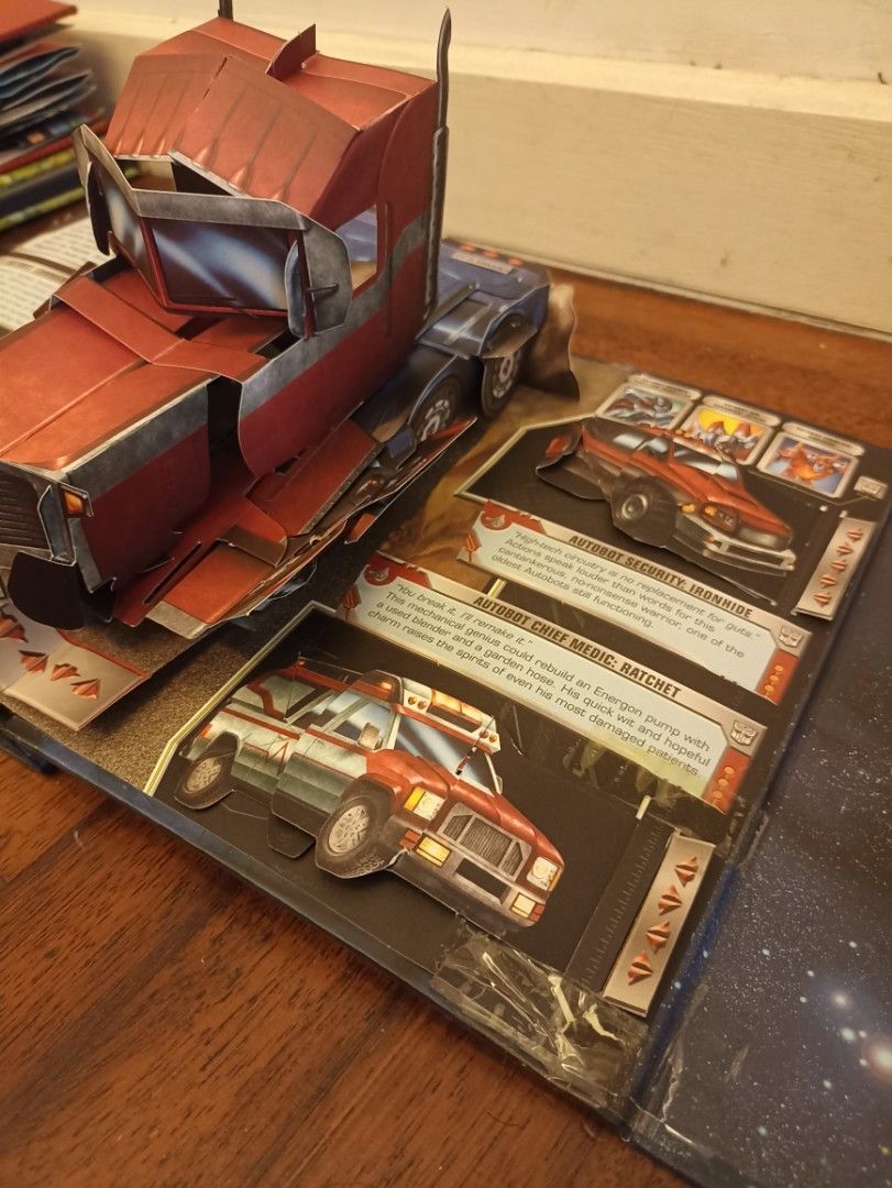 Transformers Ultimate Popup Universe Book Matthew Reinhart Optimus