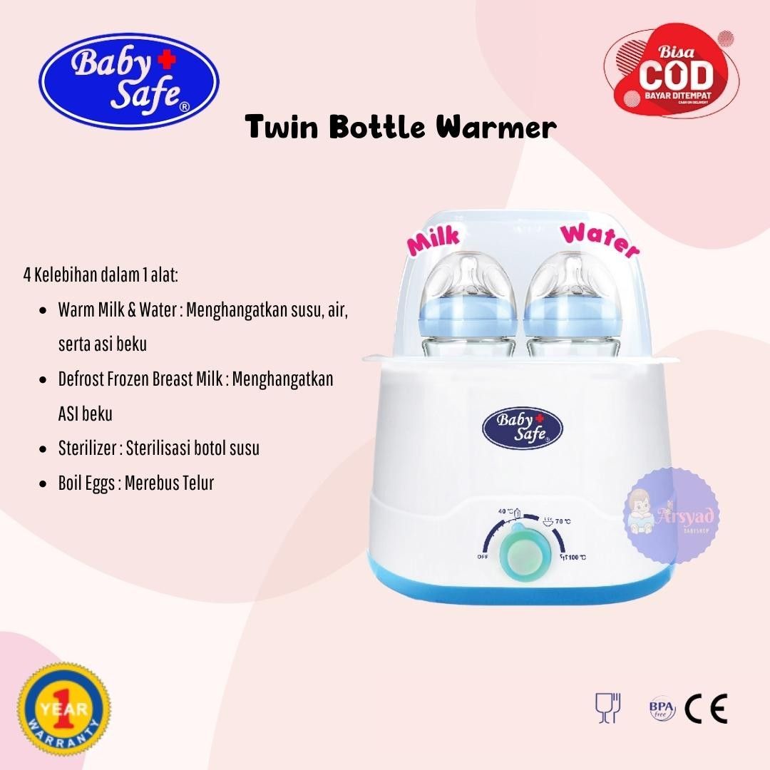Twin bottle warmer Penghangat Susu Bayi Anak Perawatan