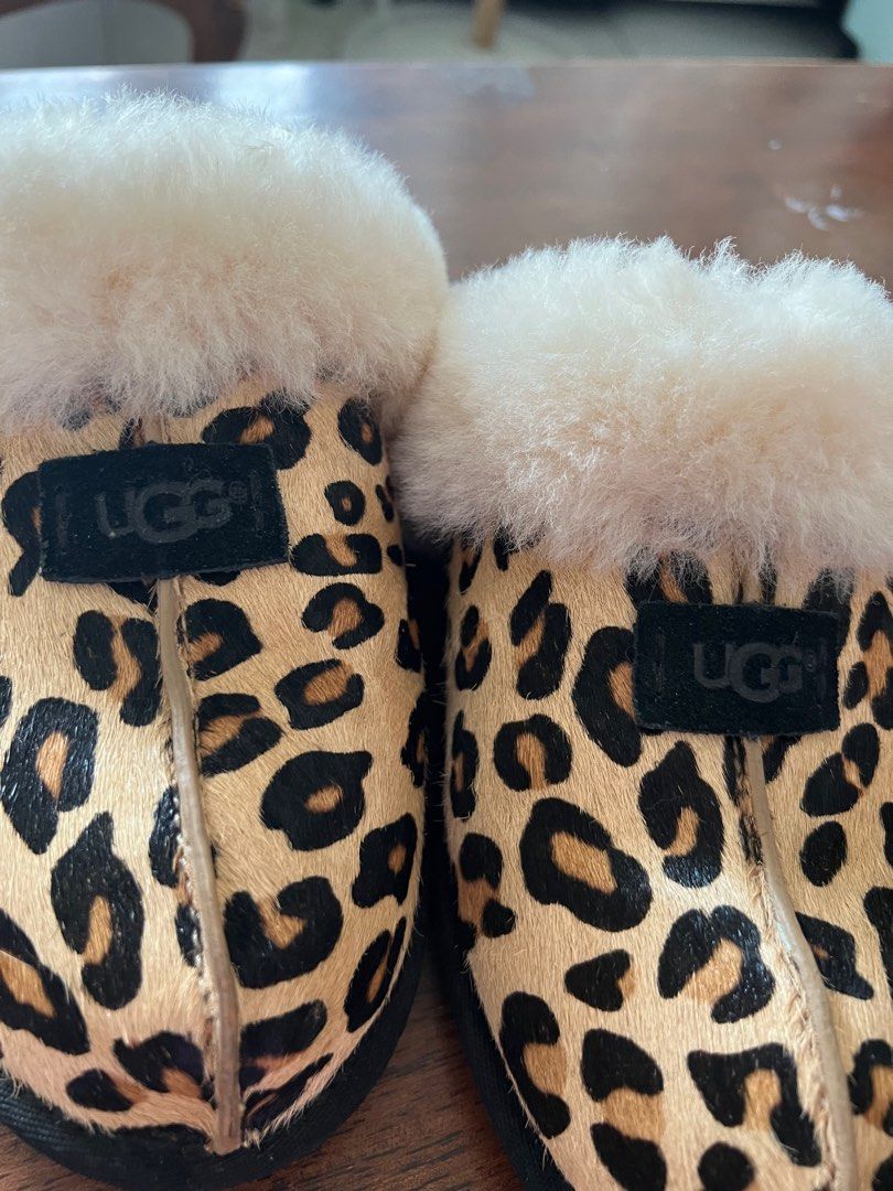 Ugg on sale scuffette leopard