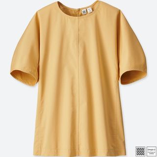 Uniqlo U Yellow Cotton Blouse