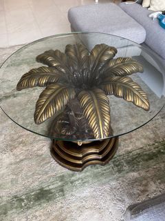 Unique palm tree coffee table