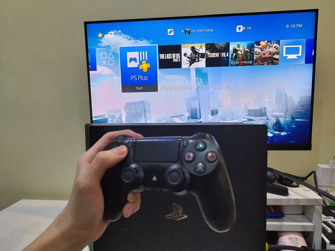 [USED] PlayStation 4 Pro PS4 Pro 1TB, Video Gaming, Video Game