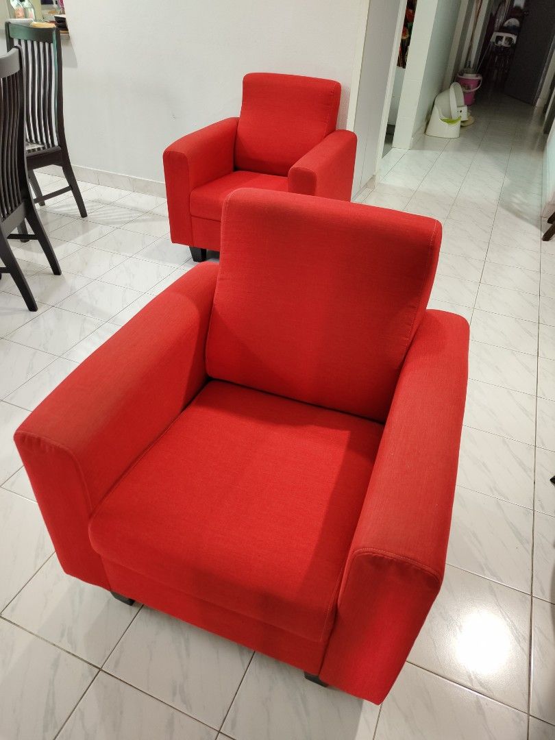 Used single seater sofa (like new), Furniture & Home Living, Furniture