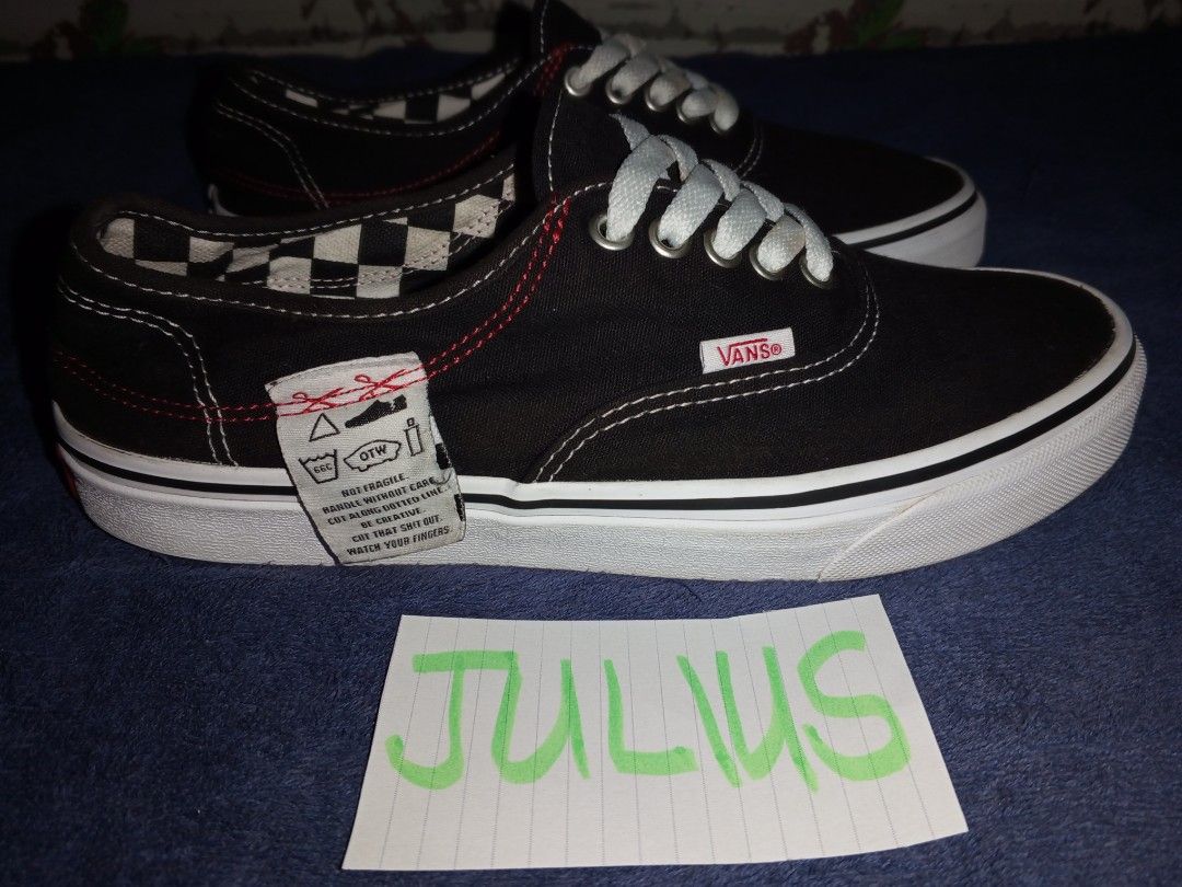 Black vans deals diy