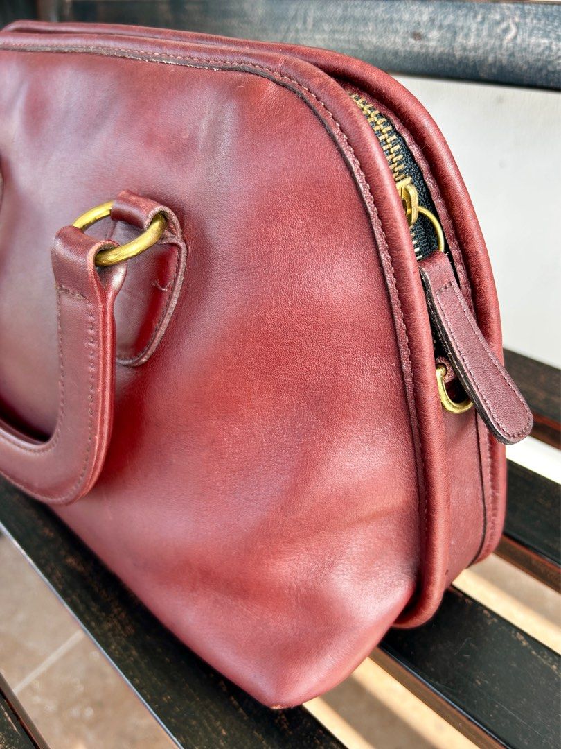RARE Vintage Coach Baxter in bordeaux flash sale Luxury Bags