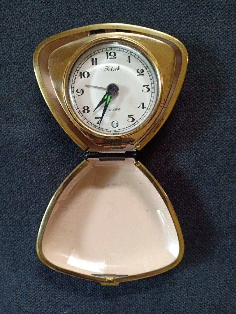 Vintage Travel Alarm Clock on Carousell