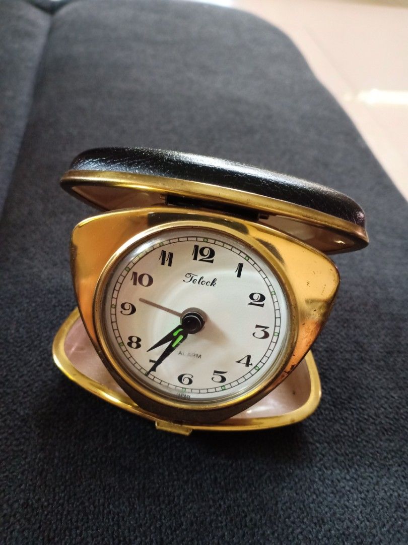 Vintage Travel Alarm Clock on Carousell