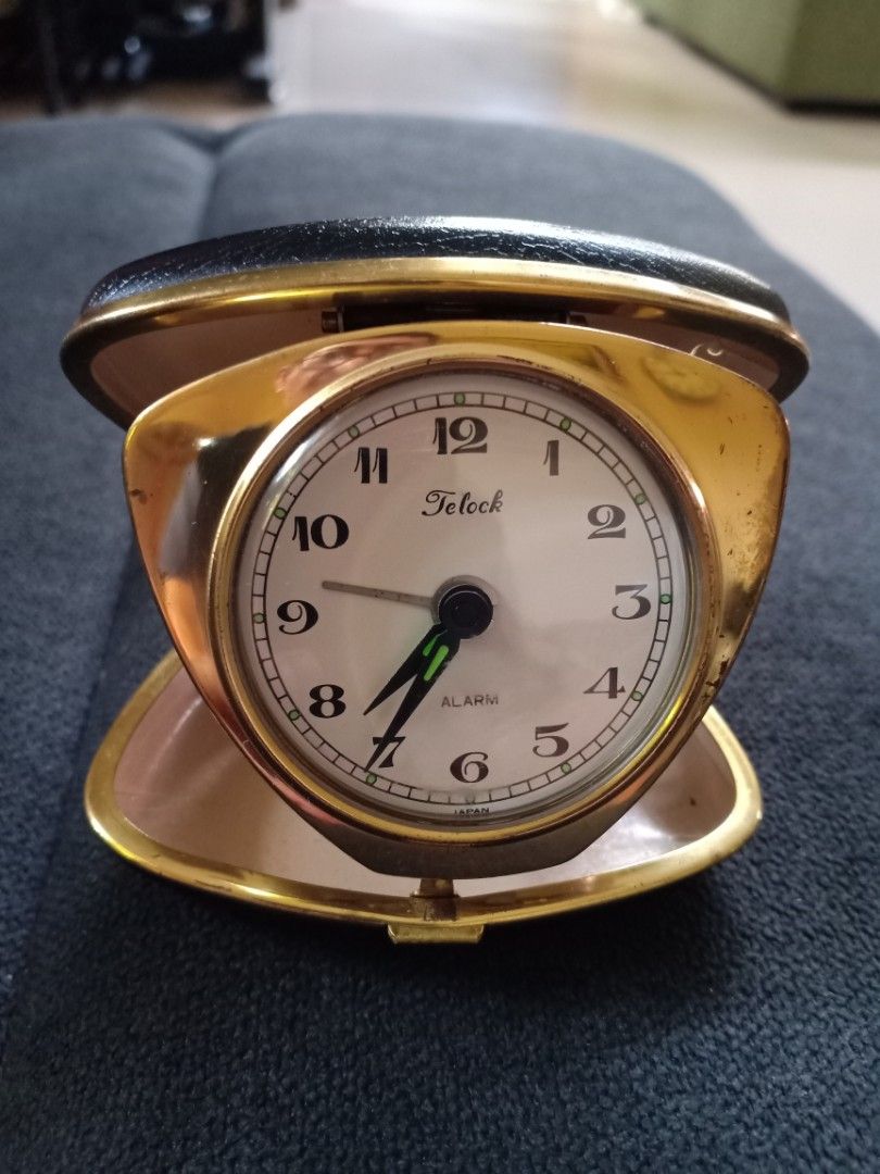 Vintage Travel Alarm Clock on Carousell