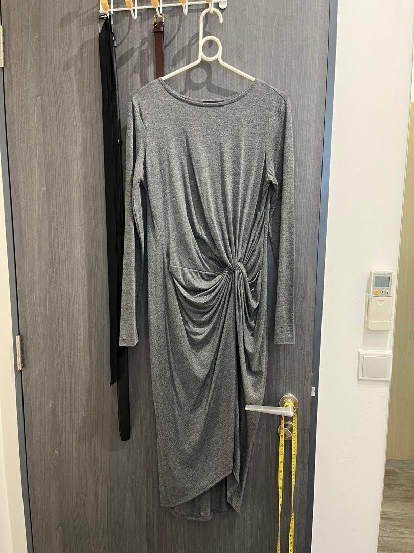 Warehouse twist knot deals midi dress