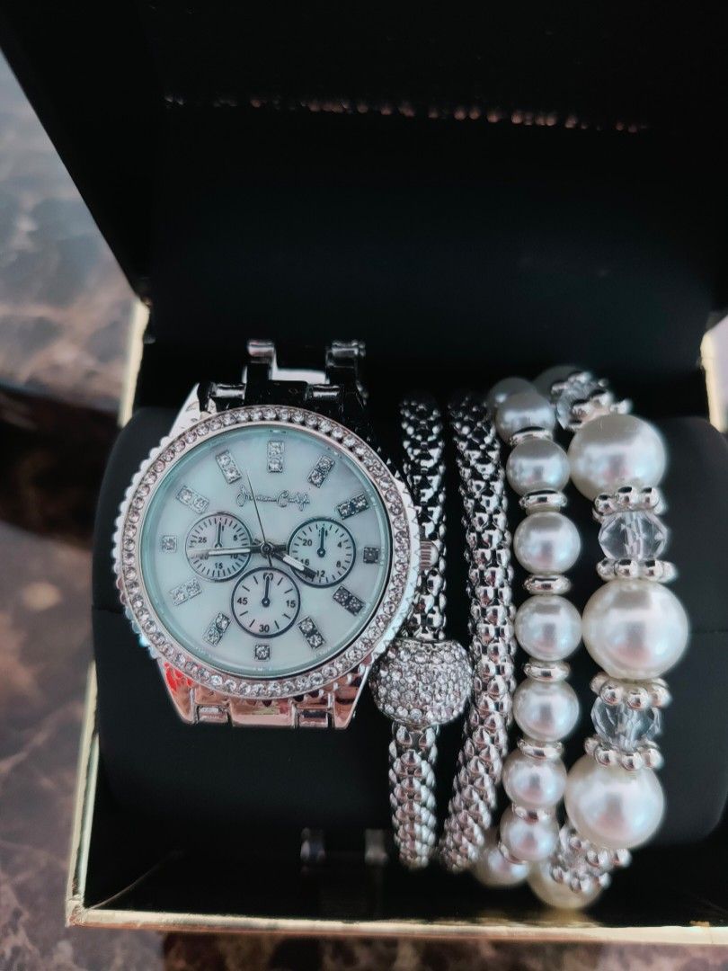 Watch and bracelet combo sale