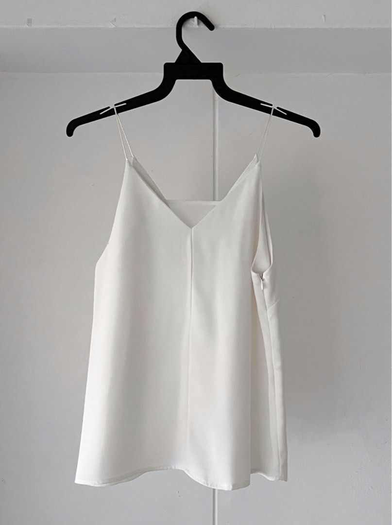 White shirt on sale and spaghetti strap