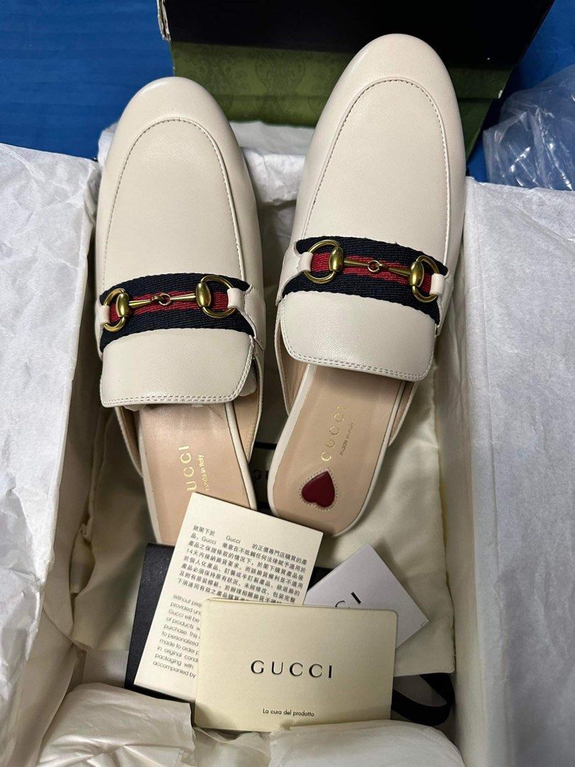 Gucci mule white store