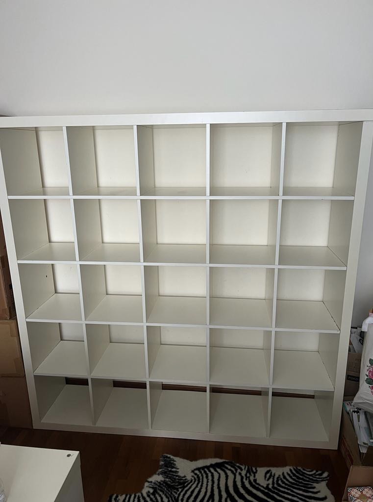 Free White Ikea Kallax Shelving Unit 5x5 184x184cm Furniture And Home