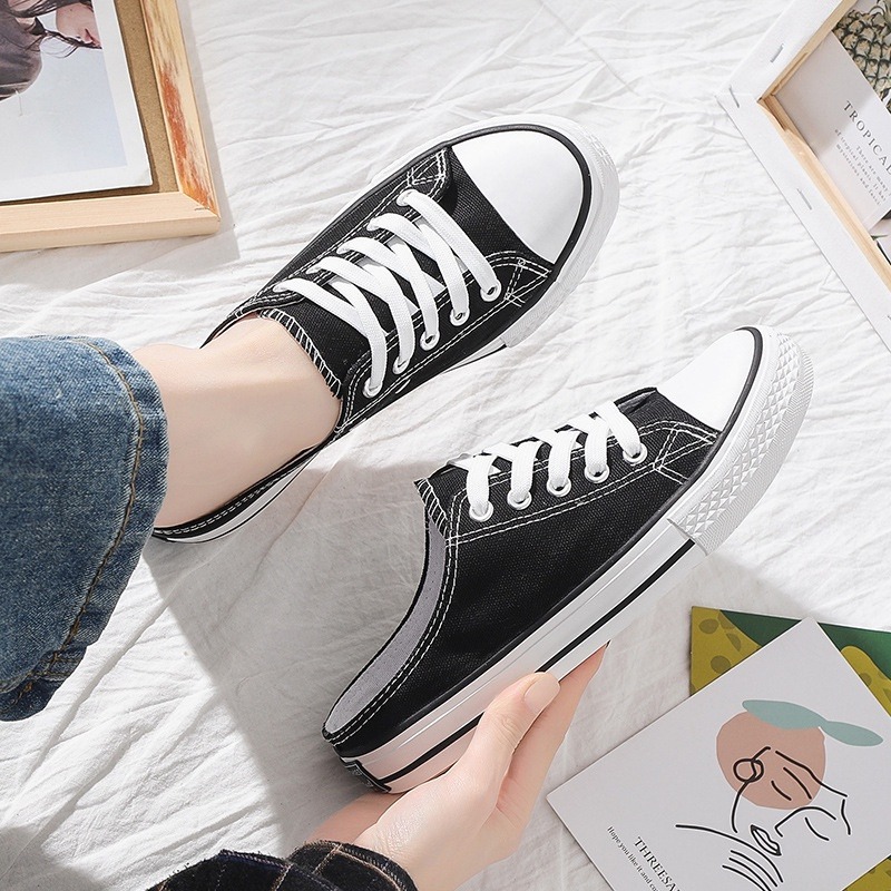 Women Canvas Mules Casual Slip On Women s Fashion Footwear