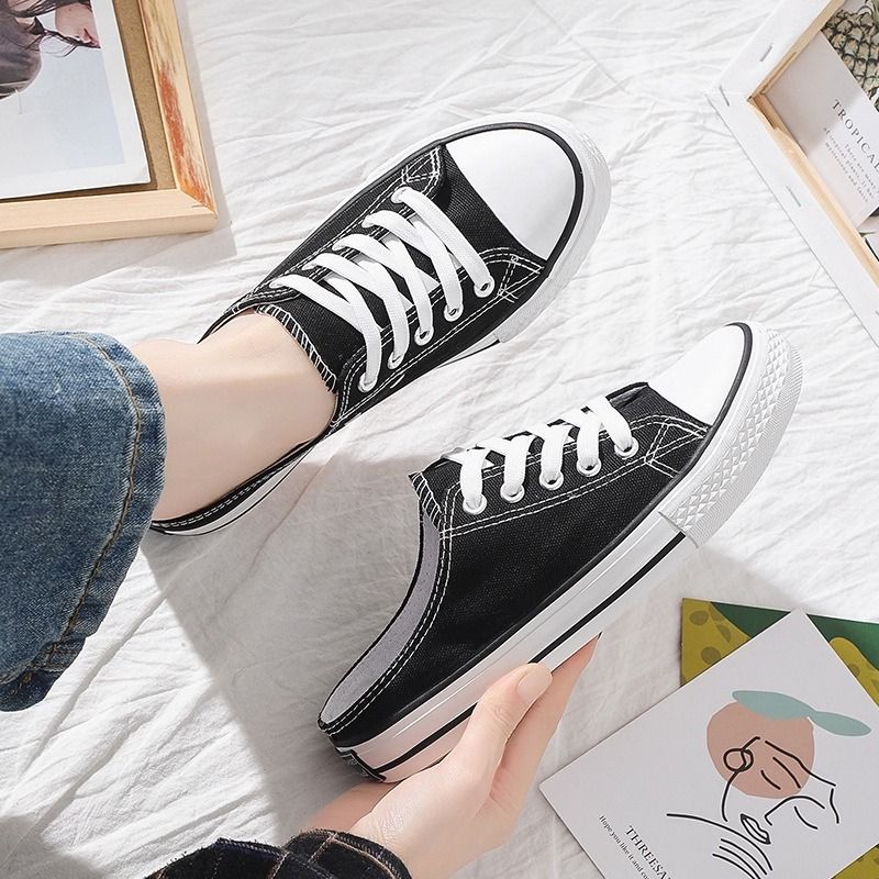Women Canvas Mules Casual Slip On Women s Fashion Footwear