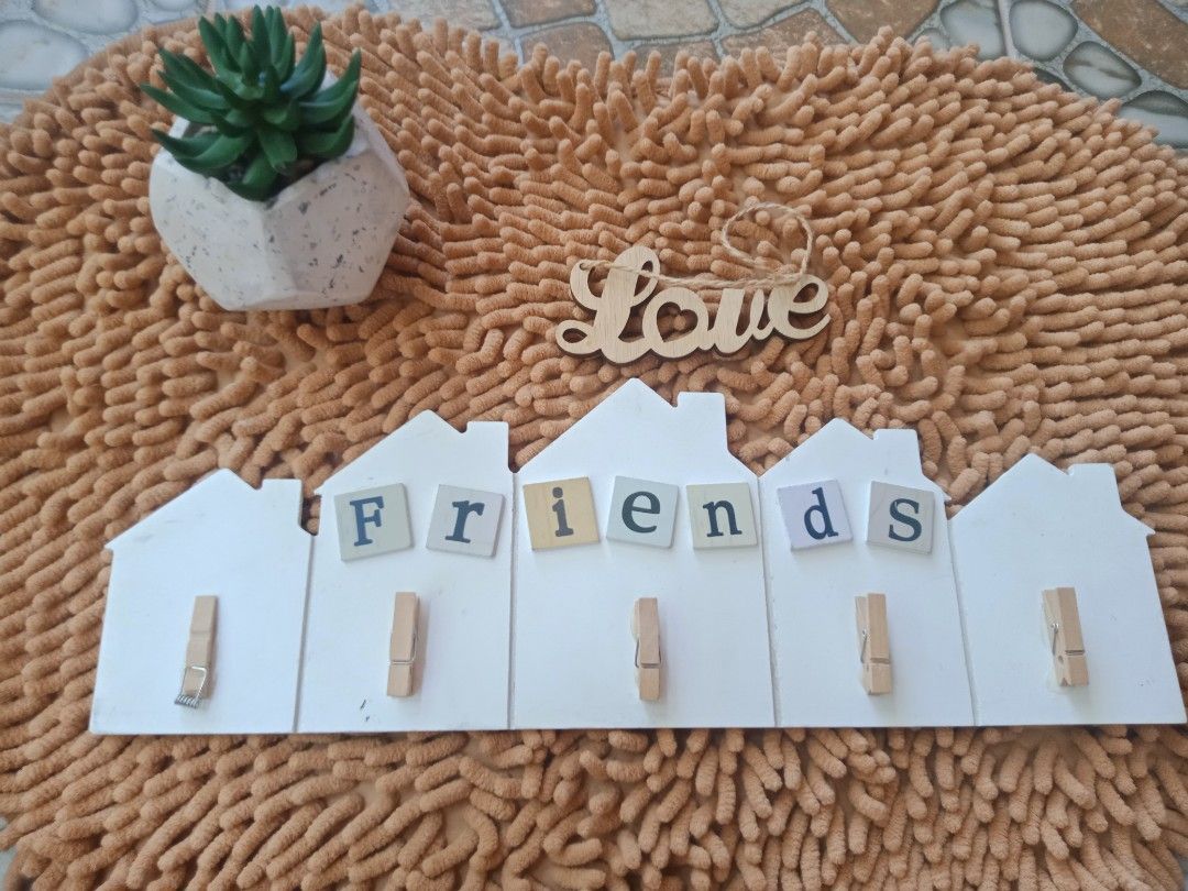 Wood Hanging Decor on Carousell