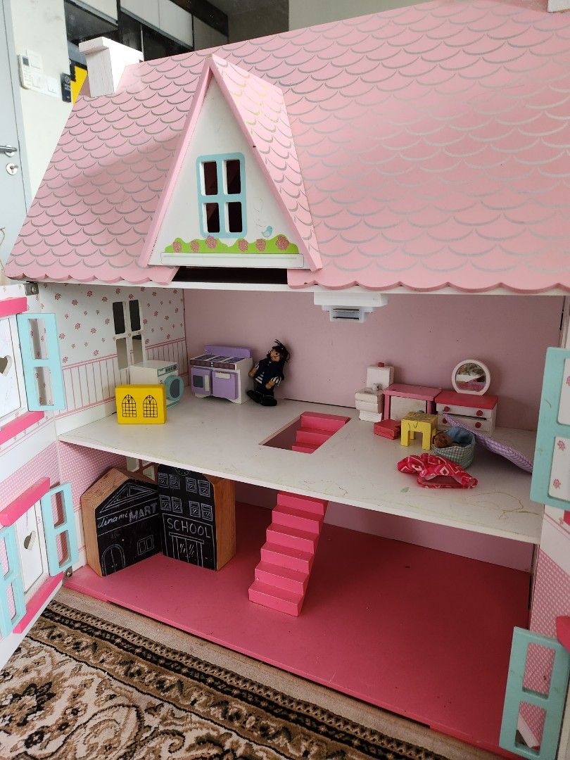 Mothercare wooden dolls house best sale