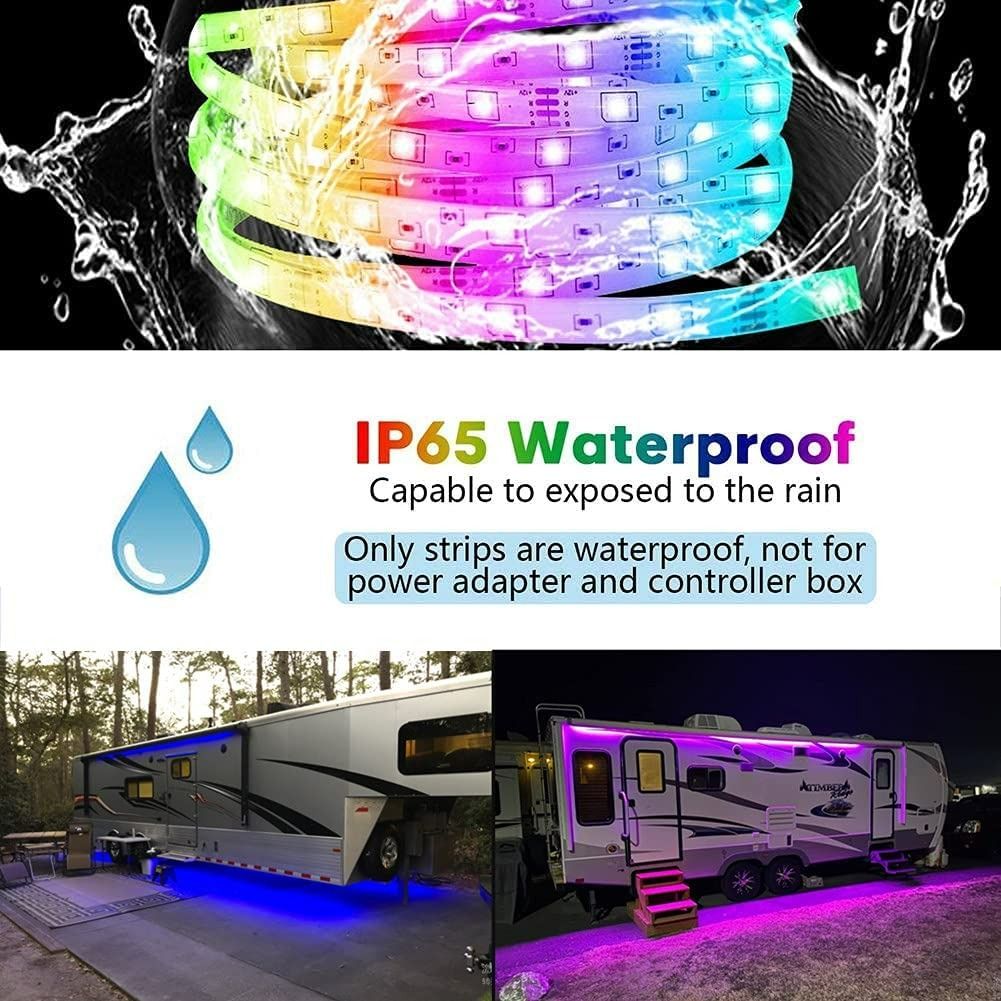 1003) ROLIGHTIC RV AWNING LIGHTS, RGB CAMPER AWNING LIGHTS FOR RV