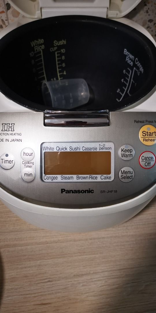 10L Made in Japan Panasonic Induction Heating Rice Cooker, TV & Home